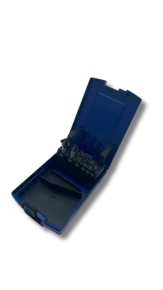 HSS-Co5 TiALN U Nut Kegelsenker Satz 6tlg. 90° DIN 335 Form C, ungleiche Teilung, 3kant Schaft, 5 Schneiden, PREMIUM (6,3 and 10,4 mm 3 Schneiden)