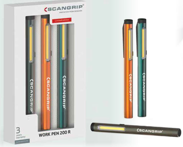 WORK PEN 200 R Promo-Kit 3 St. in 3 Farben inkl. 3 x Kabel
