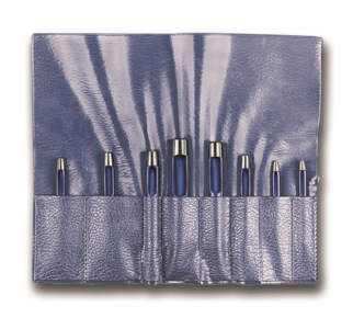 Rundlocheisen in Plastiktaschen