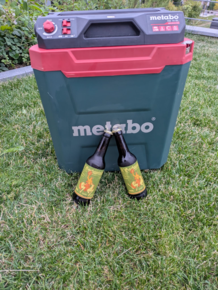 SOMMER-AKTION: Metabo 18-Volt-Akku-Kühlbox + 6 Flaschen Feierabendbier